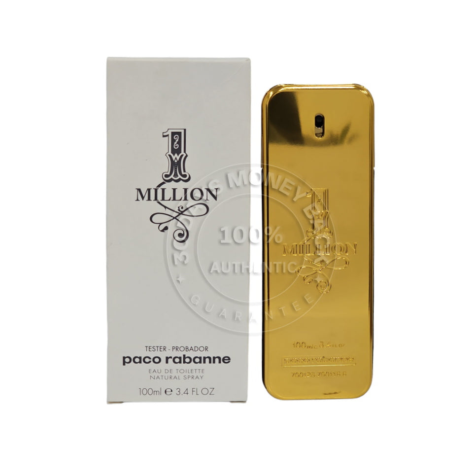 Paco Rabanne 1 million EDT 3.4 oz / 100 ml Spray for Men - (White Box)