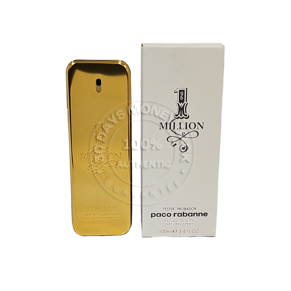 Paco Rabanne 1 million EDT 3.4 oz / 100 ml Spray for Men - (White Box)