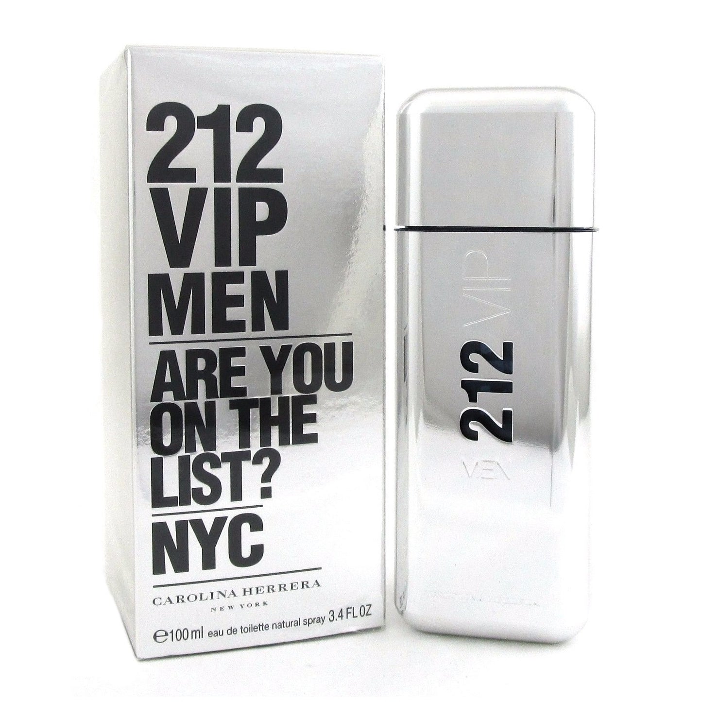 212 Vip by Carolina Herrera Eau De Toilette Spray 3.4 oz for Men