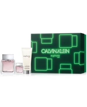 Calvin Klein Euphoria Eau de Toilette 3PCS Gift Set For Men
