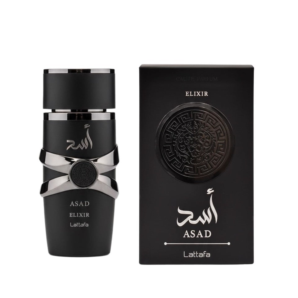Asad Elixir by Lattafa Eau de Parfum 100 ml / 3.4 oz – Men’s Fragrance Spray