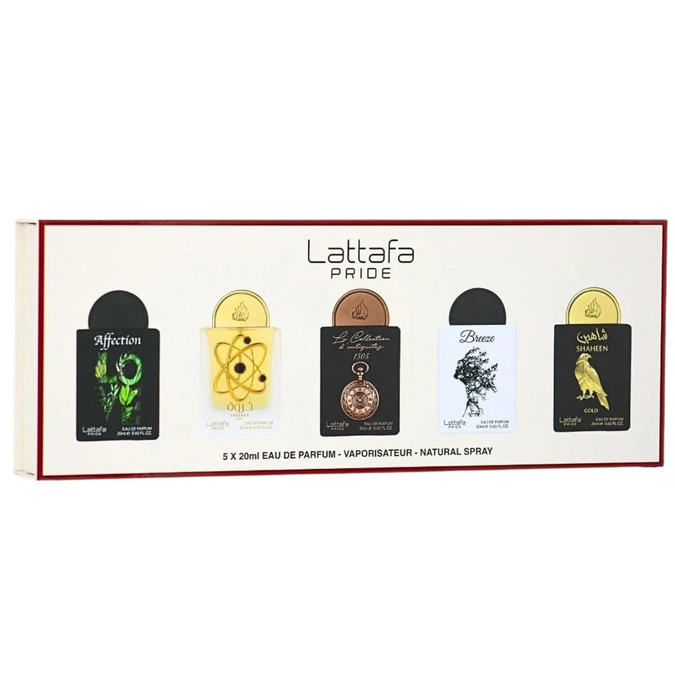 Lattafa Pride Collection No.1 Gift Set EDP 5 x 20ml Spray For Unisex