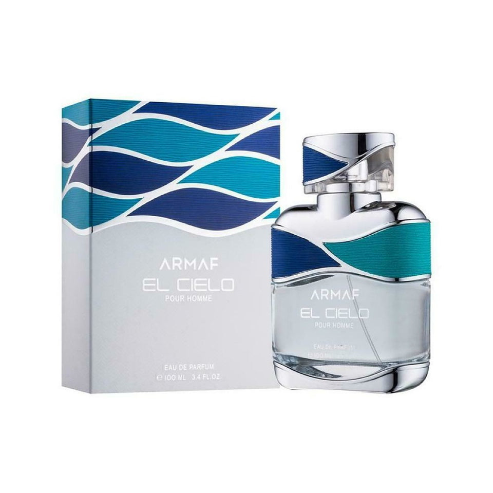 Armaf El Cielo Eau De Parfum Spray for Men - 3.4 oz - Citrus Symphony