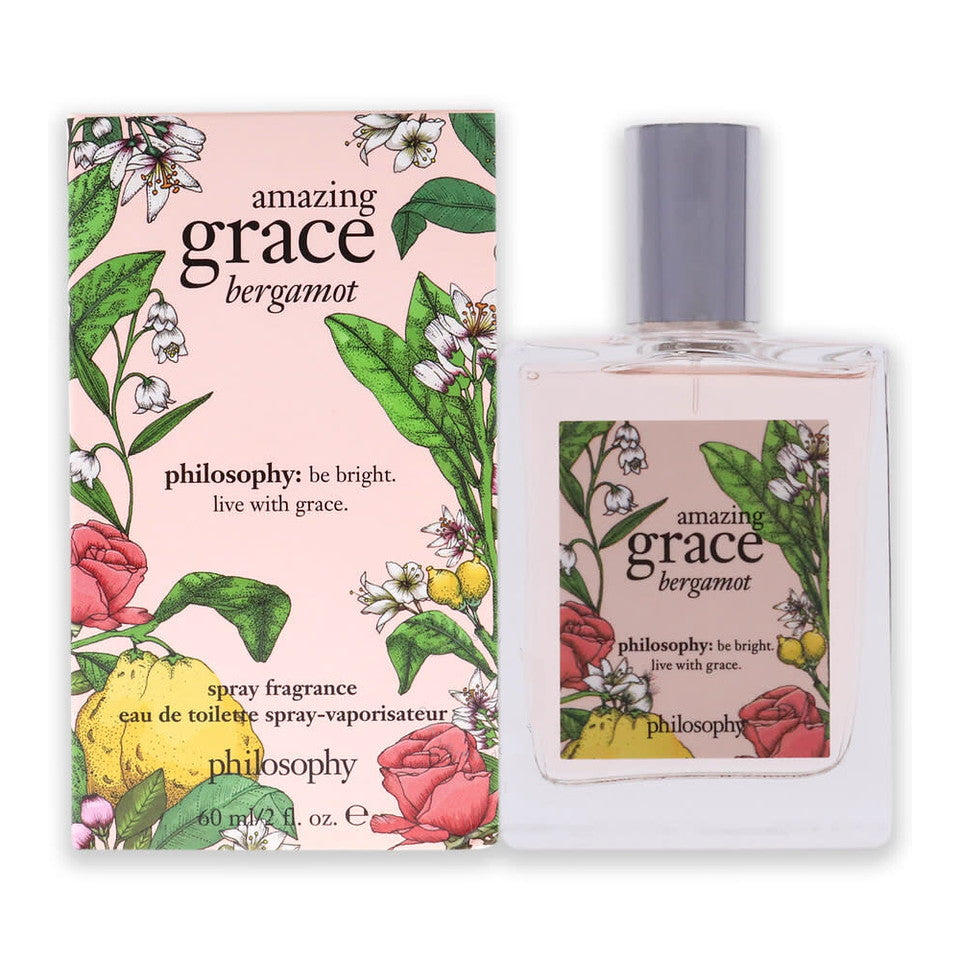 Amazing Grace Bergamot by Philosophy 2 oz EDT Spray (W) - Not Sealed