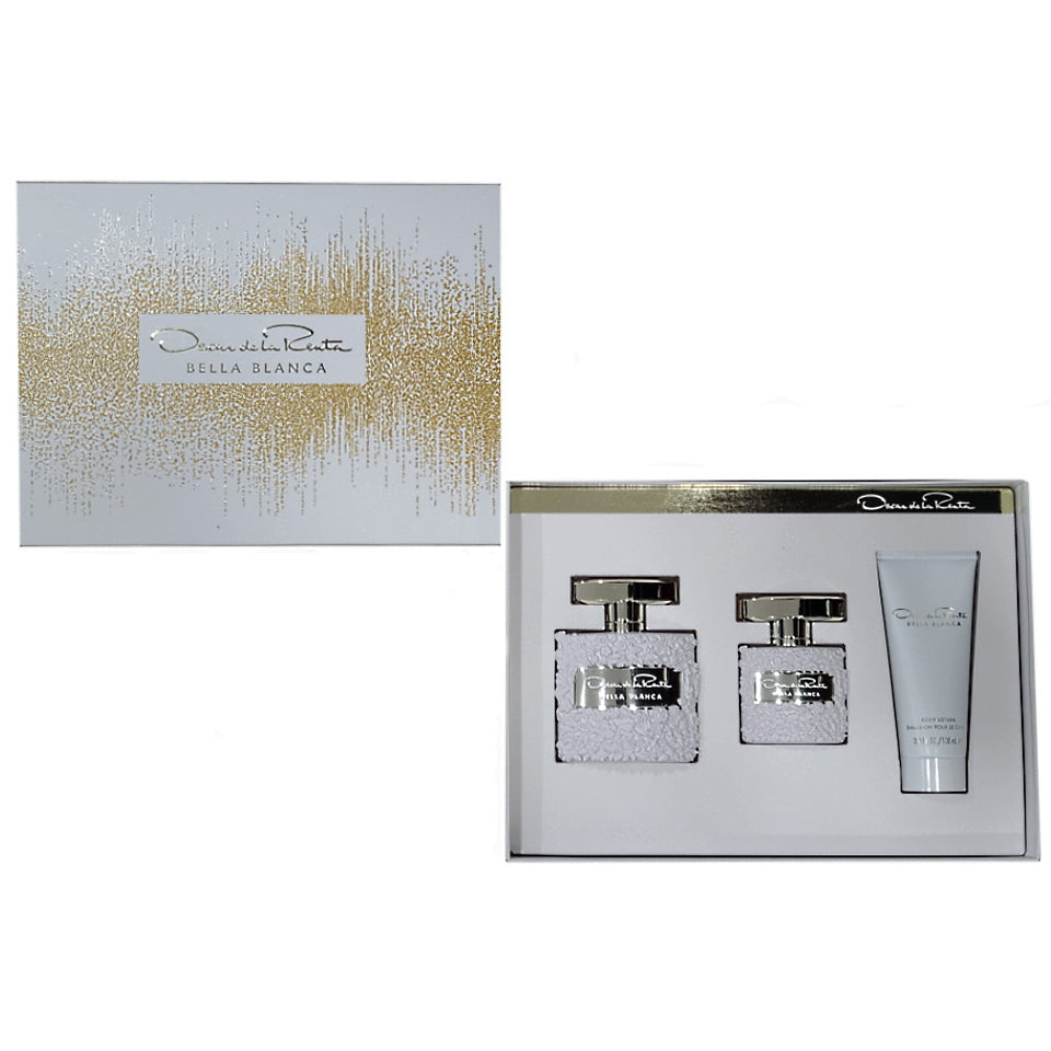 Oscar de la Renta Bella Blanca Eau de Parfum 3PCS Gift Set