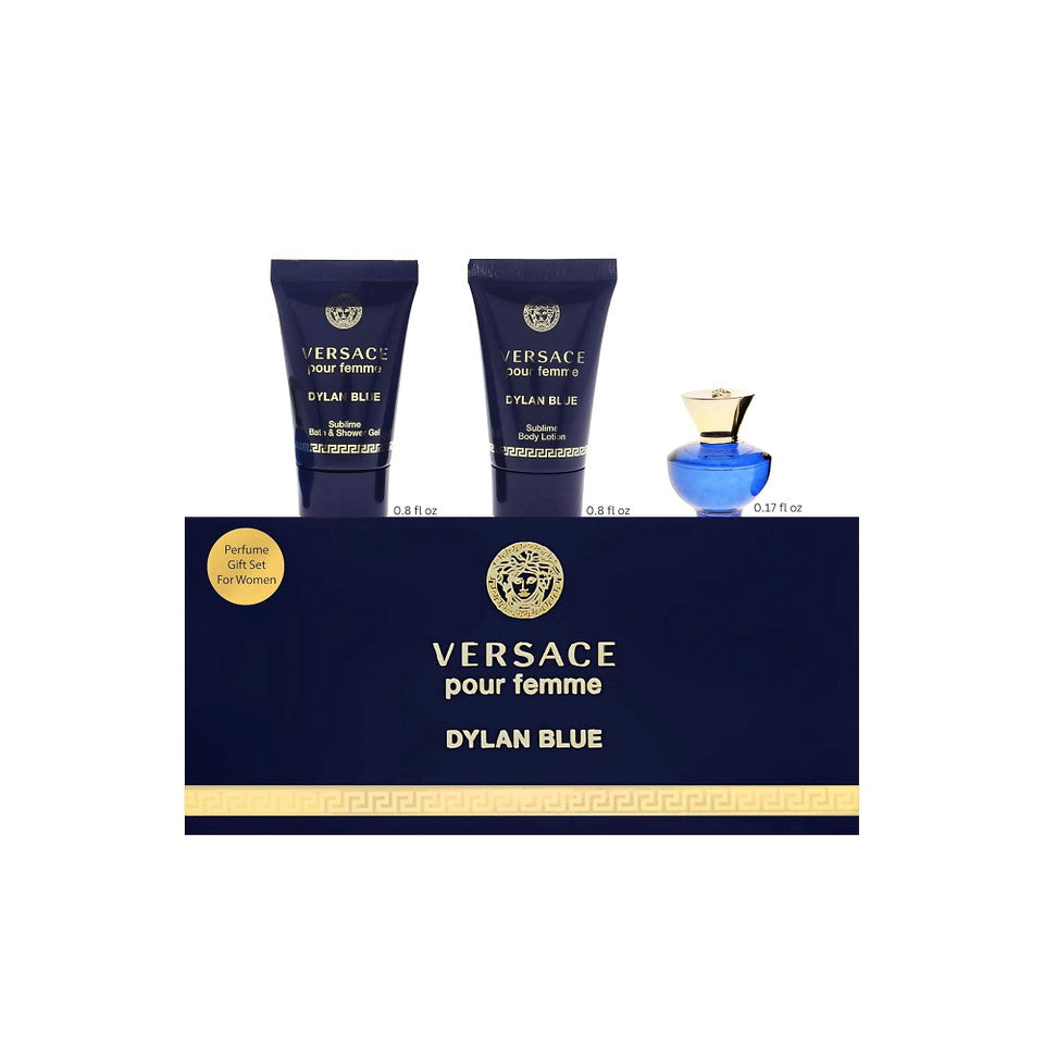 Versace Dylan Blue Pour Femme 3PCS Mini Splash Gift Set
