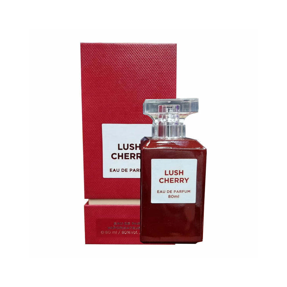 Lush Cherry by Fragrance World 2.7 oz / 80 ml Eau De Parfum Spray For Women