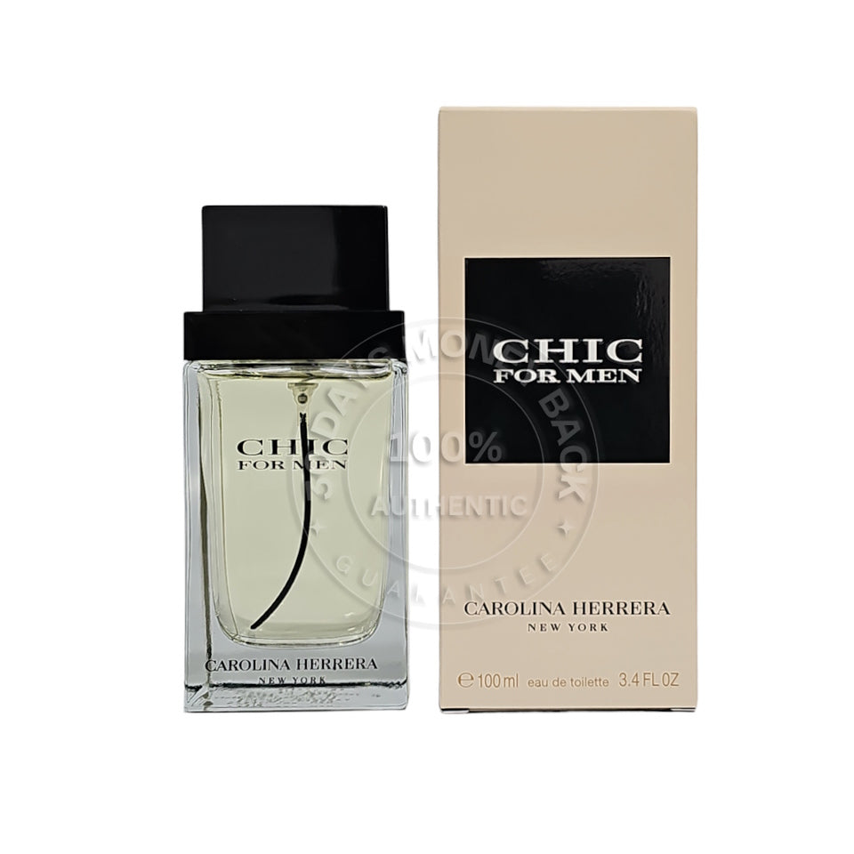 Carolina Herrera Chic Eau de Toilette 3.4 oz/100 ml Spray for Men