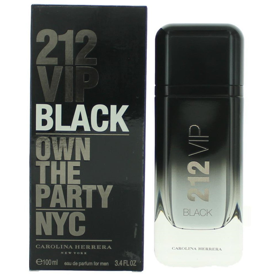 212 VIP Black by Carolina Herrera Eau De Parfum Spray 3.4 oz for Men
