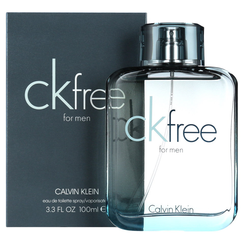 CK FREE * Calvin Klein 3.4 oz / 100 ml Eau De Toilette EDT Men Cologne Spray