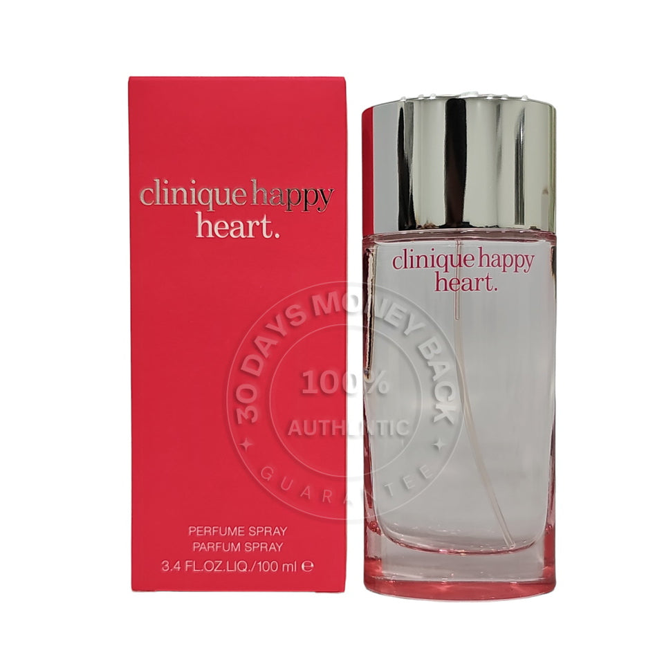 Clinique 3.4 oz Happy Heart Perfume Spray for Womens