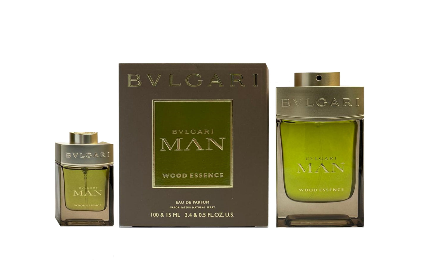 Bvlgari Men's Man Wood Essence Gift Set Fragrances 783320418693