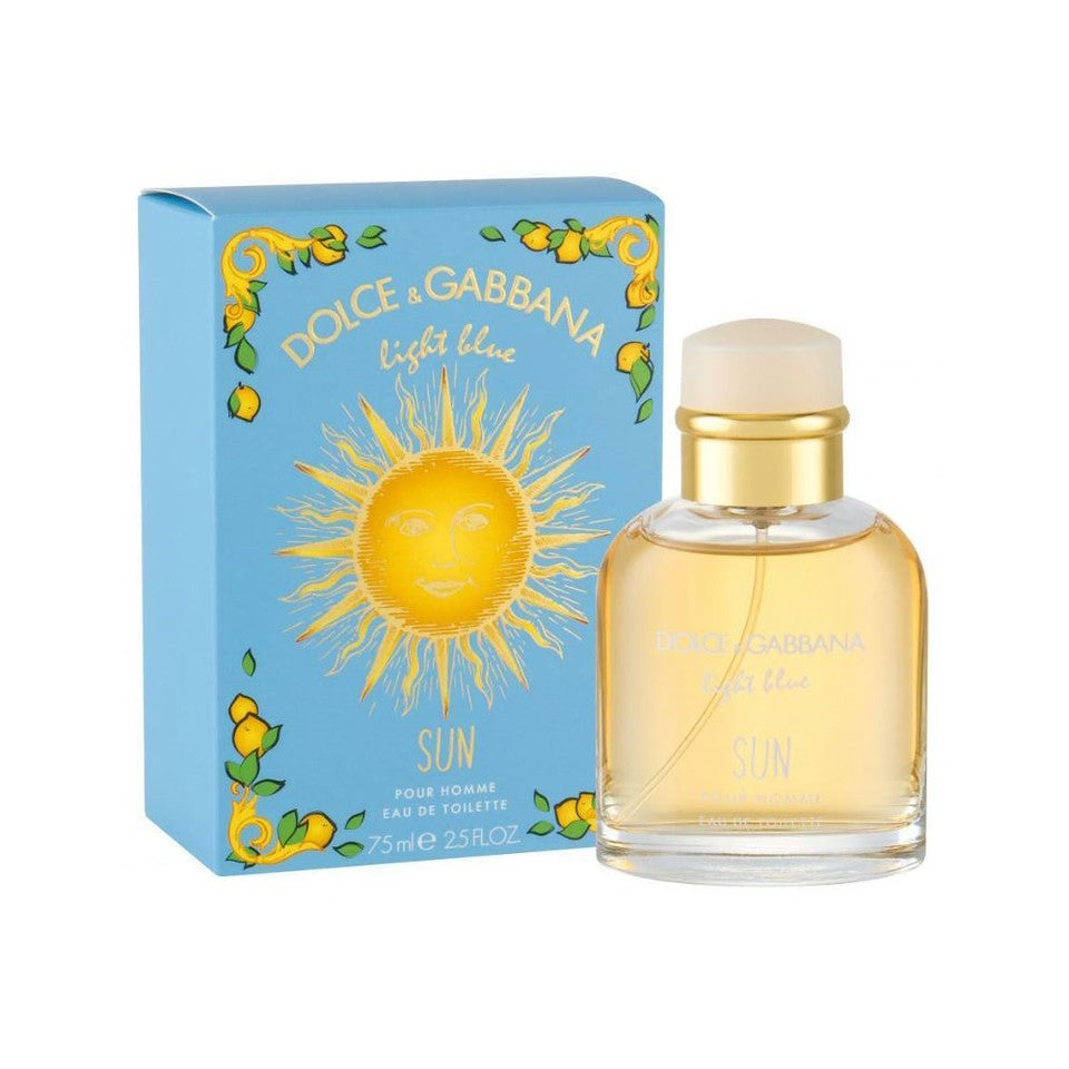 Dolce & Gabbana Light Blue Sun EDT 4.2 oz Men Spray (NOT SEALED)