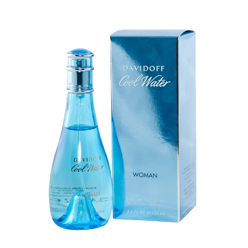 Cool Water By Zino Davidoff For Women. Eau De Toilette Spray 3.4 Oz. DAVIDOFF