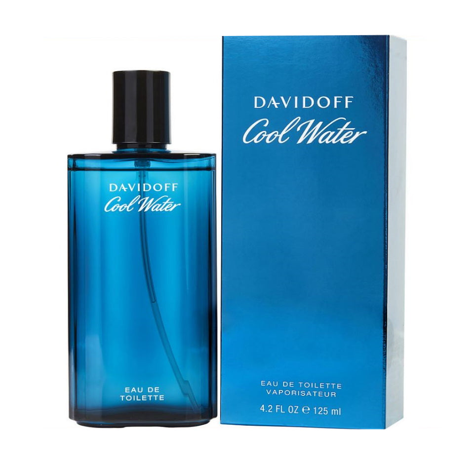 Cool Water By Davidoff For Men. Eau De Toilette Spray 4.2 Ounces
