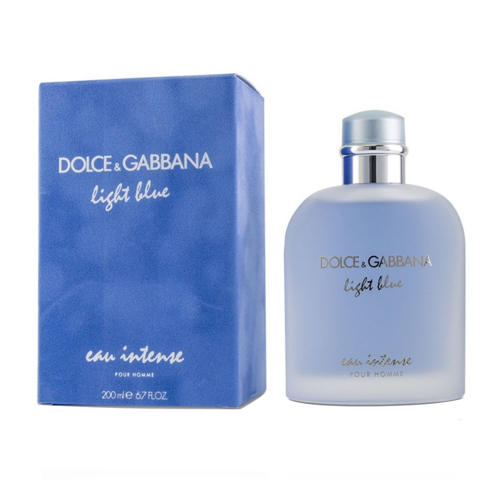 Dolce & Gabbana Light Blue Eau intense Pour homme EDP 6.7 oz / 200 ml Spray