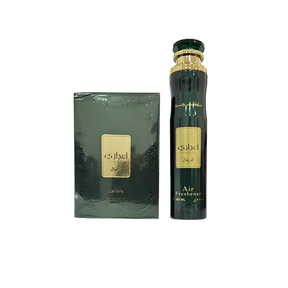 Lattafa Ejaazi EDP Spray 3.4 oz & (FREE) Room Freshener 300 ml
