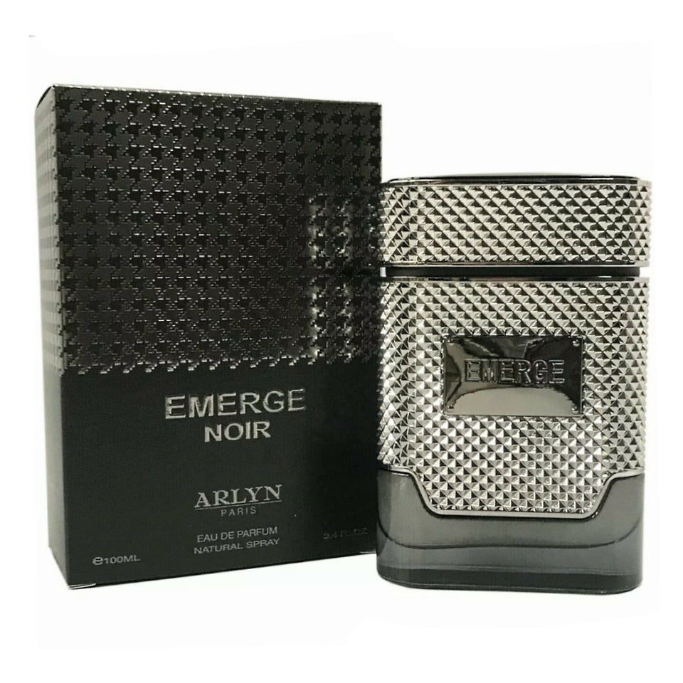 Emerge Noir 3.4 oz / 100 ml Eau De Parfum Spray for Men (NOT SEALED)