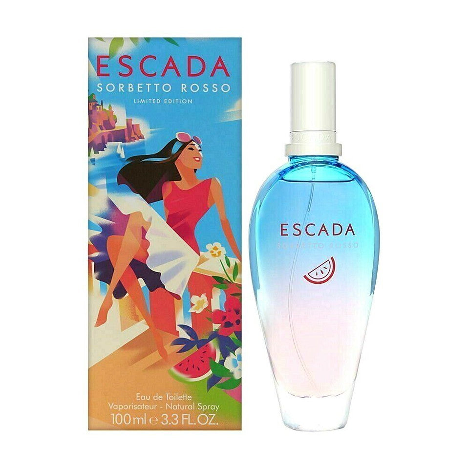 Escada Sorbetto Rosso by Escada Eau De Toilette Spray 3.3 oz for Women