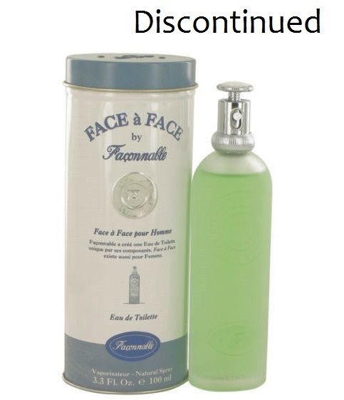 Face a Face By Faconnable EDT 3.3 oz / 100 ml Pour Homme Spray Rare Edition