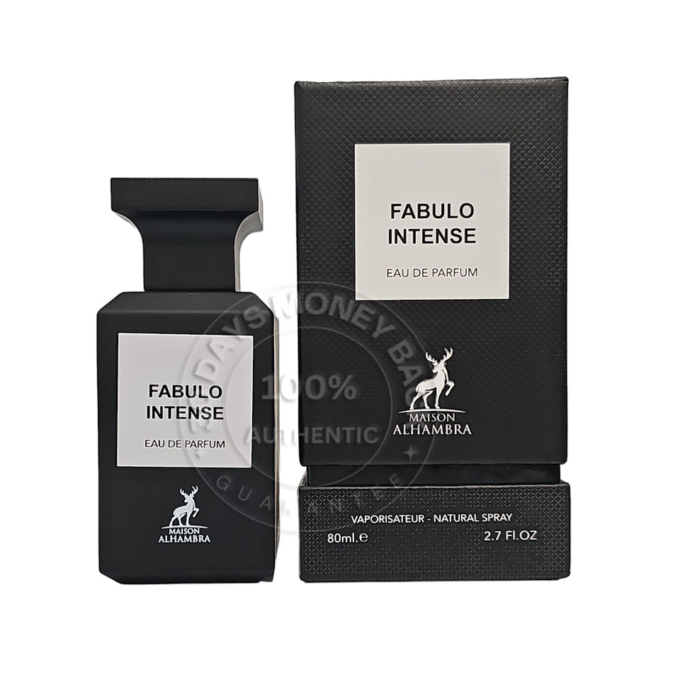 Fabulo Intense by Maison Alhambra 2.7 oz / 80 ml EDP Spray for Men