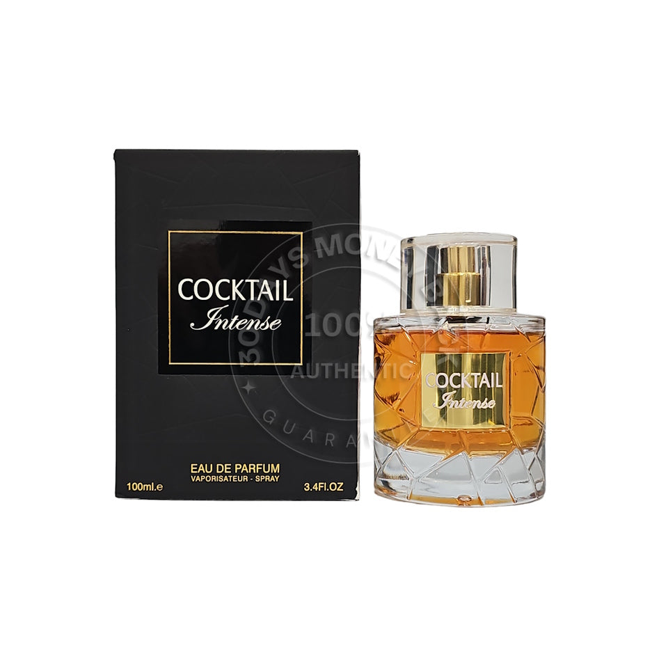 Cocktail Intense by Fragrance World Eau De Parfum Spray (Unisex) 3.4 oz for Men