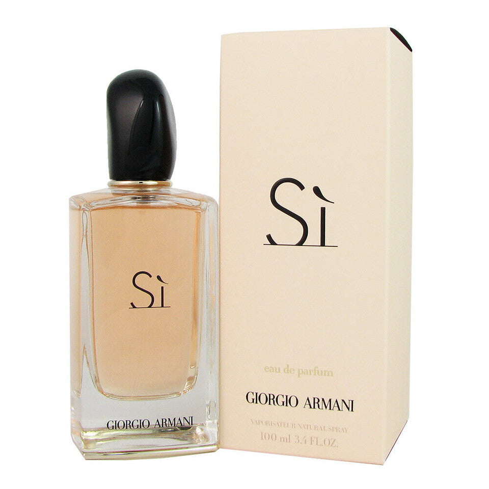 Giorgio Armani Si 3.4 oz / 100 ml Eau De Parfum Spray For Women - (Damaged Box)