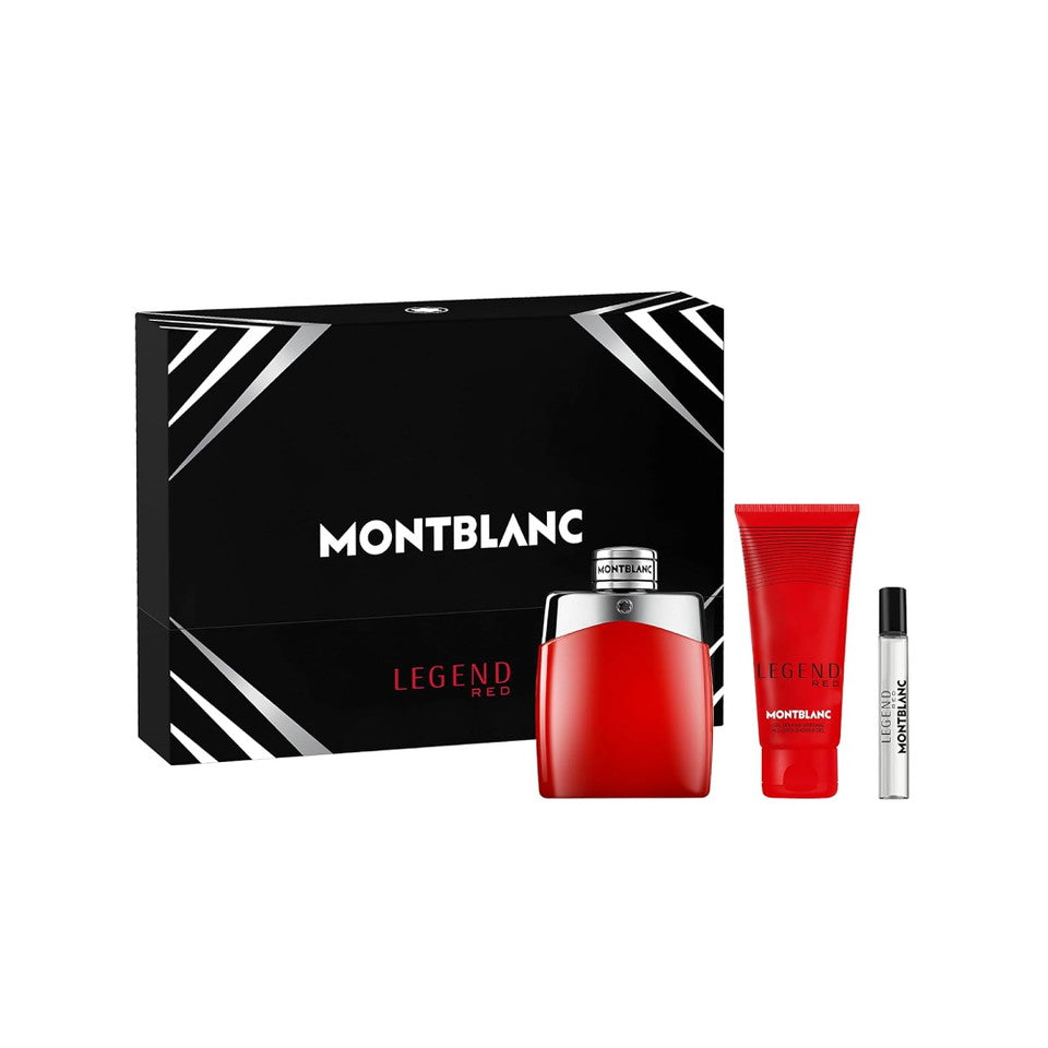 Montblanc Legend Red 3PCS Gift Set For Men