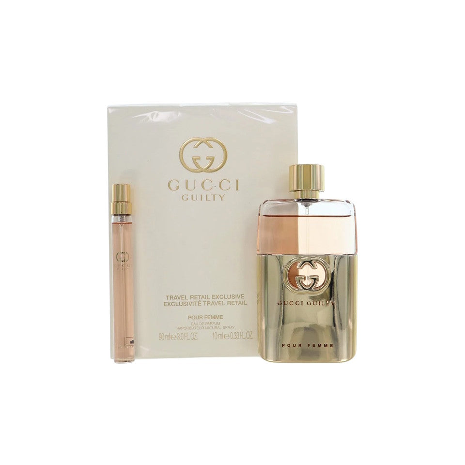 Gucci Guilty Pour Femme 2 Pc Gift set 3.4 oz + 0.33 oz Eau De Parfum For Women