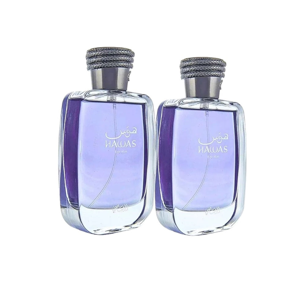 Hawas Men Set 2 EDP 100ML (3.4 oZ) By Rasasi.