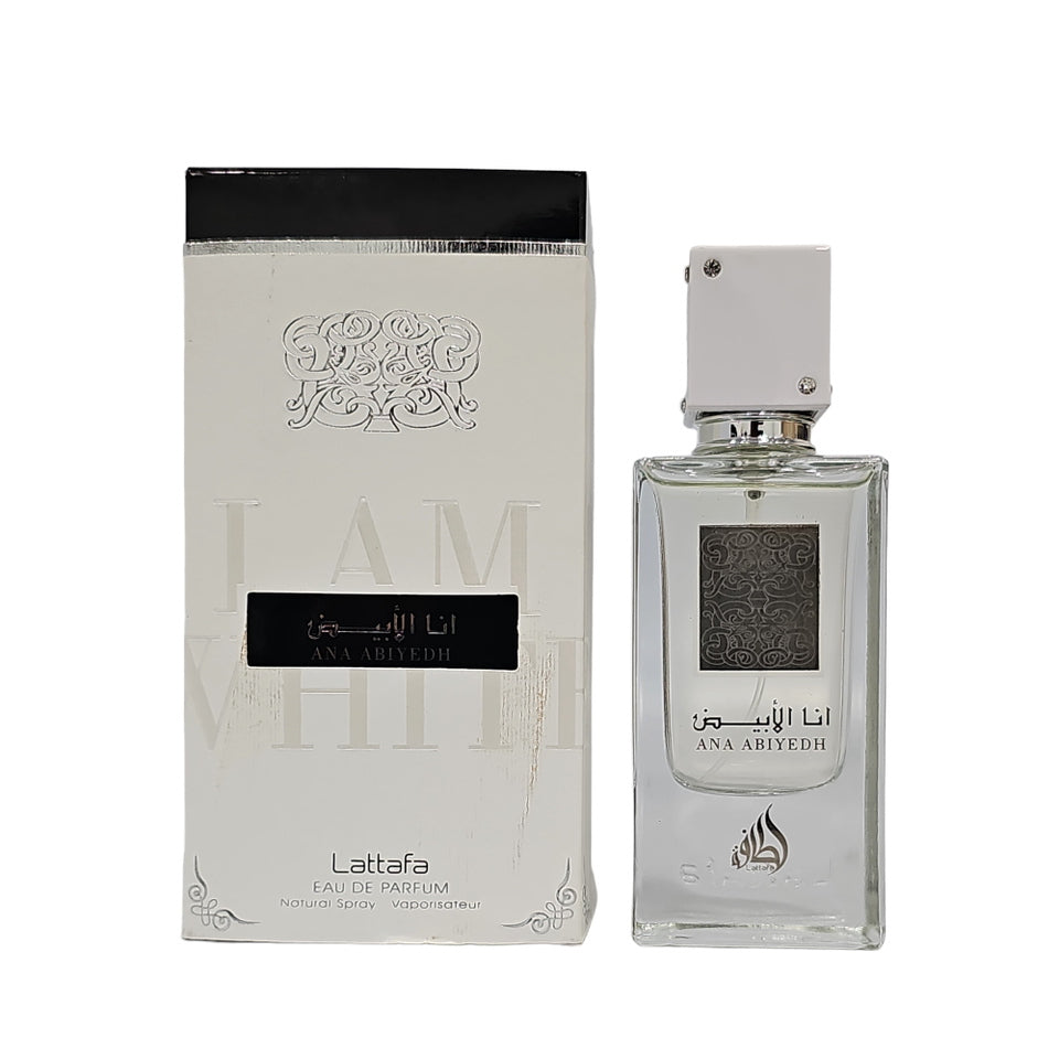 Ana Abiyedh I Am White by Lattafa Eau De Parfum Spray (Unisex) 2 oz