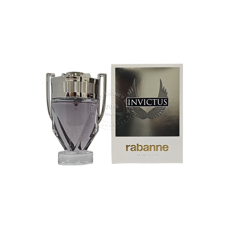 Paco Rabanne Invictus Eau de Toilette 3.4 oz / 100 ml For Men - New Packaging