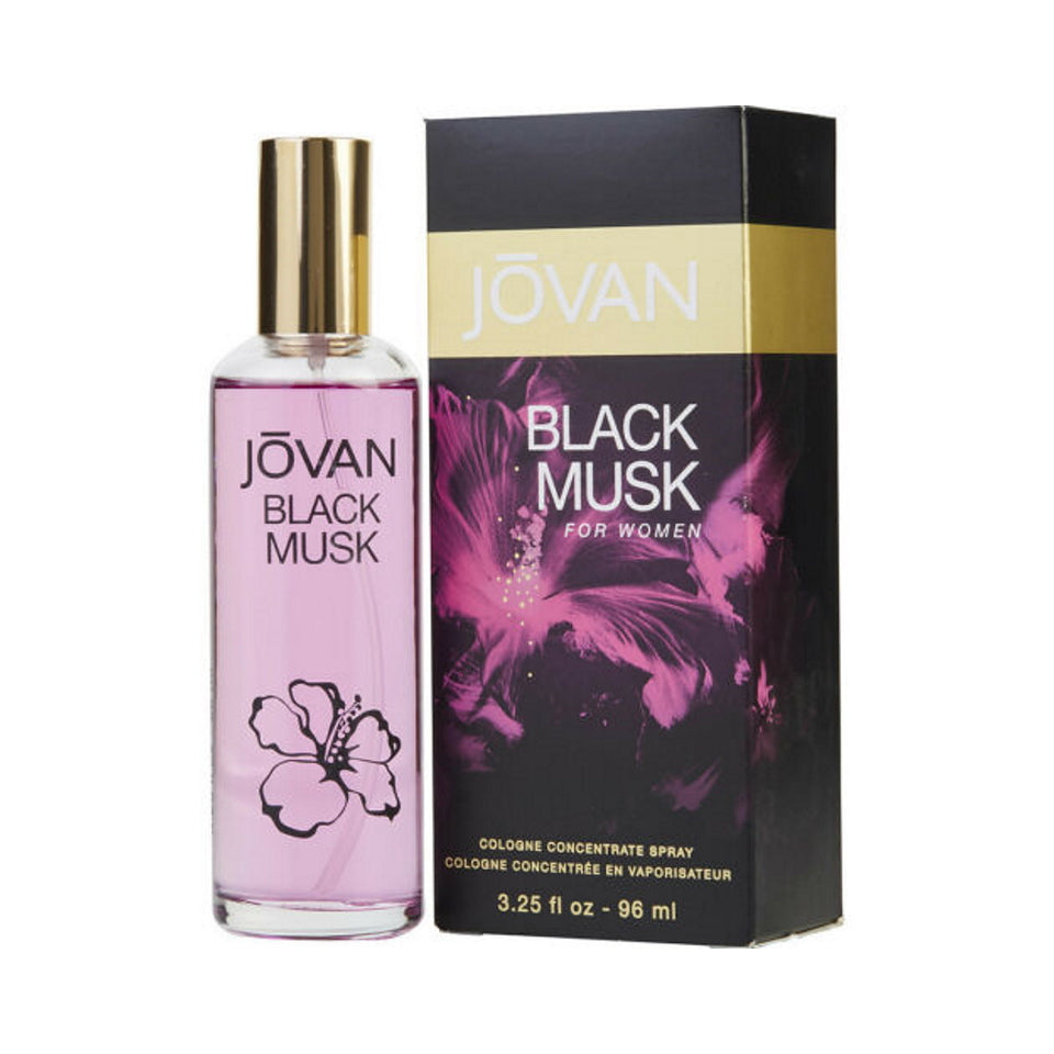 Jovan Black Musk by Jovan Cologne Concentrate Spray 3.25 oz for Women