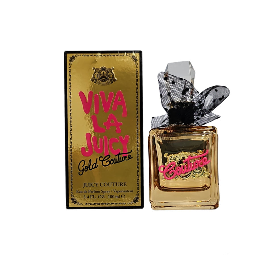 Juicy Couture Viva La Juicy Gold Couture Eau de Parfum 3.4 oz / 100 ml For Women (Not Sealed)