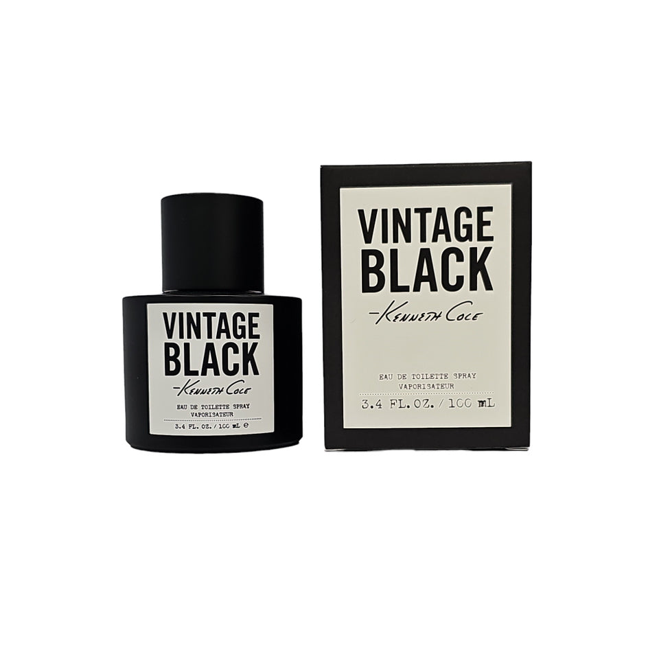 VINTAGE BLACK by Kenneth Cole EDT SPRAY 3.4 OZ Kenneth Cole VINTAGE BLACK MEN