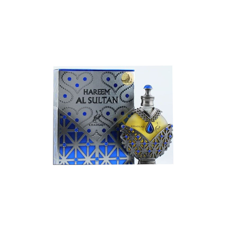 KHADLAJ Hareem Al Sultan Blue Concentrated Perfume Oil U 1.18 Ounce