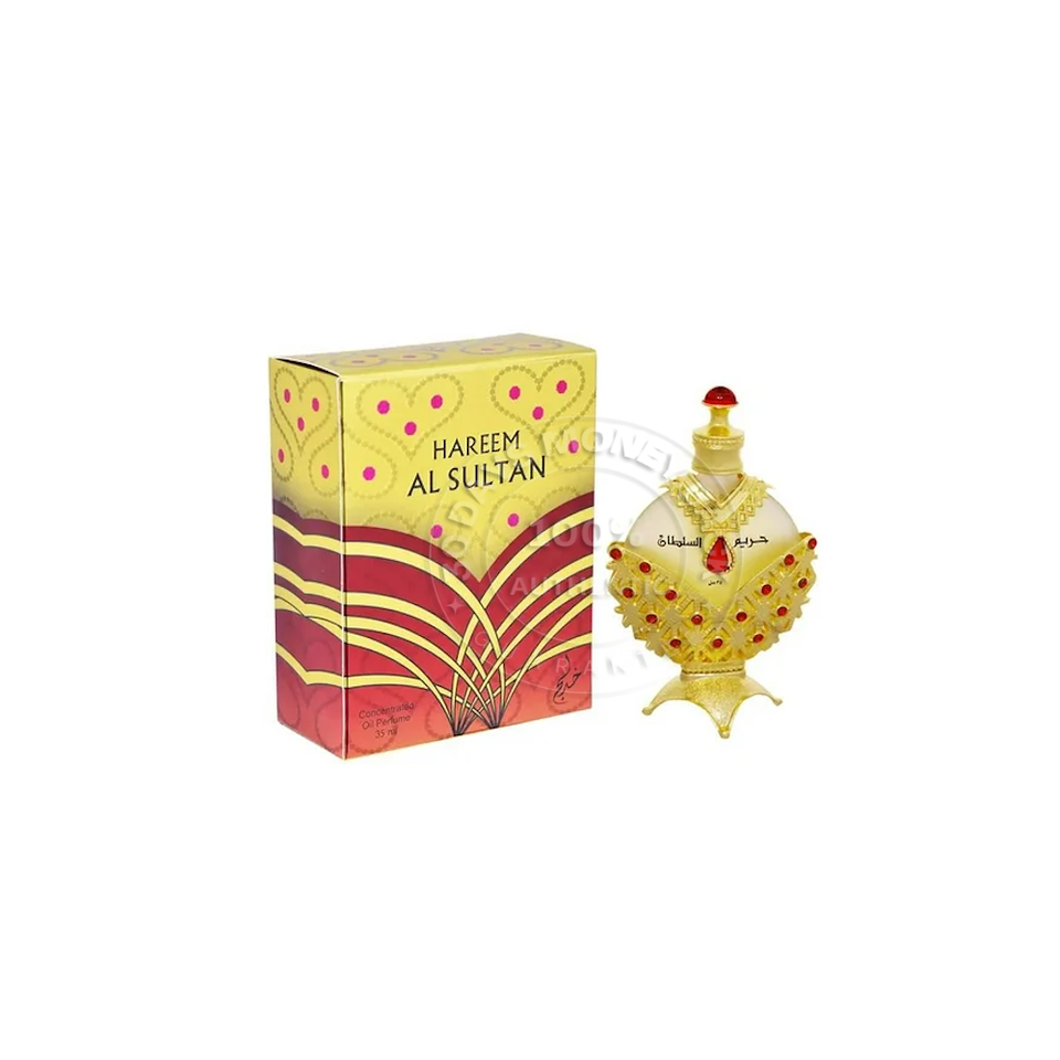 KHADLAJ Hareem Al Sultan Gold Concentrated Perfume Oil For Unisex 1.18 Ounce