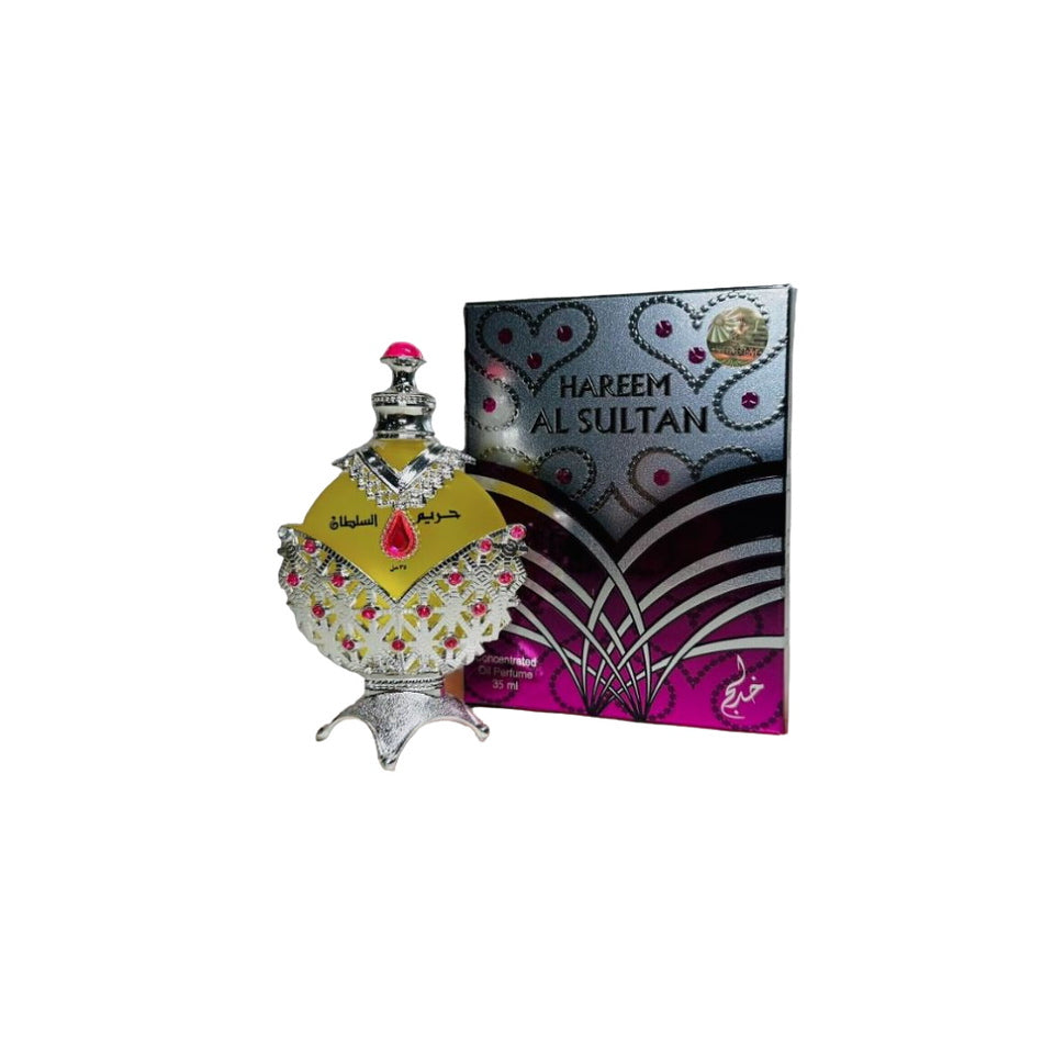 Khadlaj Hareem Al Sultan Silver Concentrated Perfume Oil 1.2 Oz Unisex Fragrance