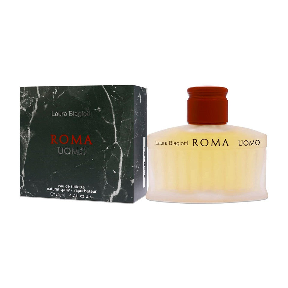 Roma Uomo by Laura Biagiotti, 4.2 oz Eau De Toilette Spray for Men
