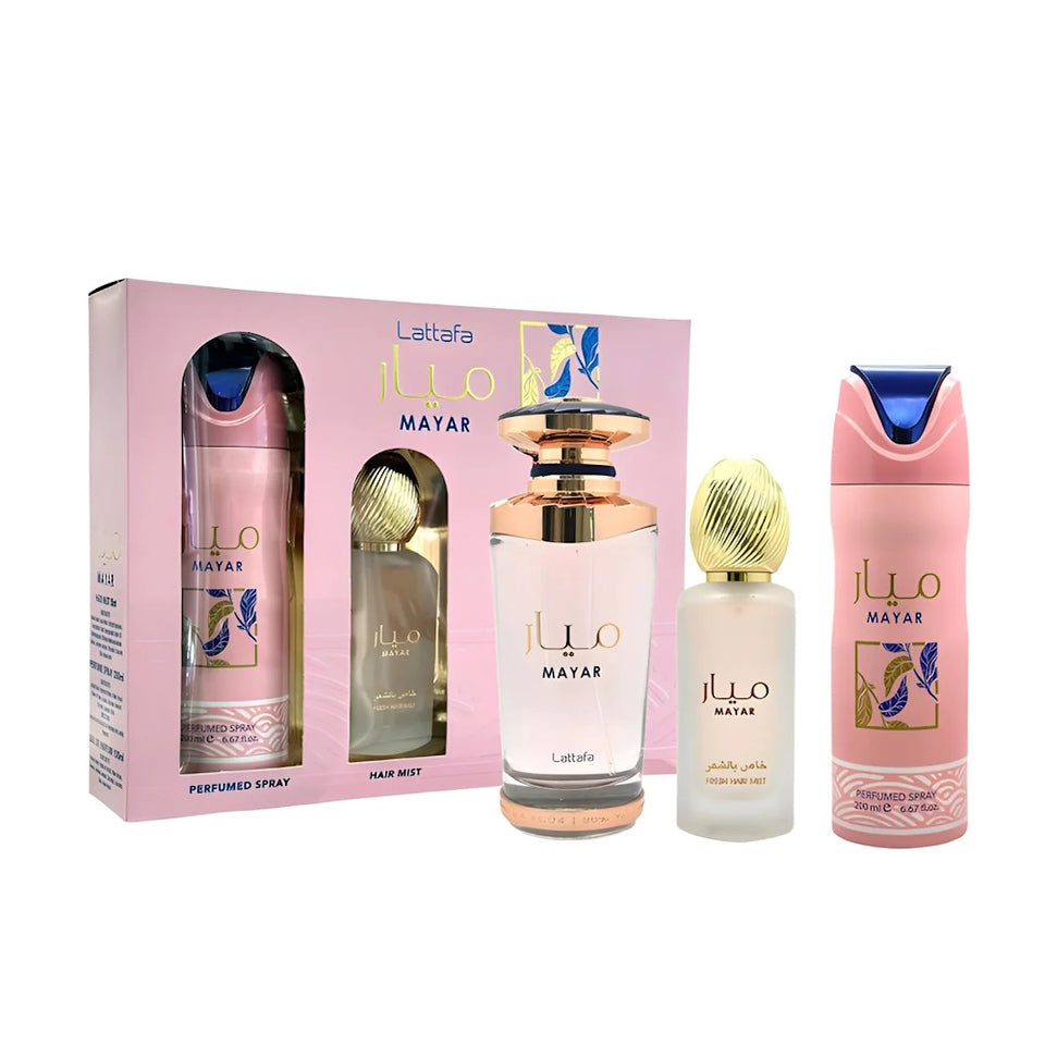 Lattafa Mayar Eau de Parfum 3 Pc Gift Set For Women