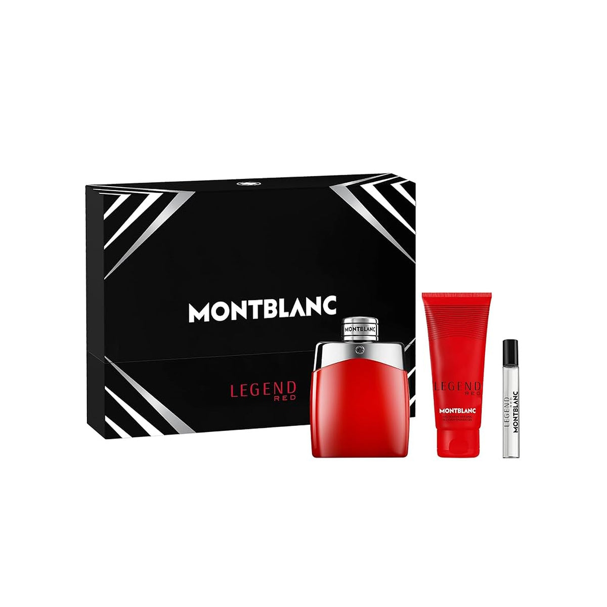 Montblanc Legend Red 3pc Gift Set Eau De Parfum For Men