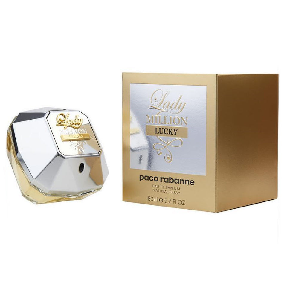 Paco Rabanne Lady Million Lucky EDP 2.7 oz / 80 ml Spray for Women - Not Sealed