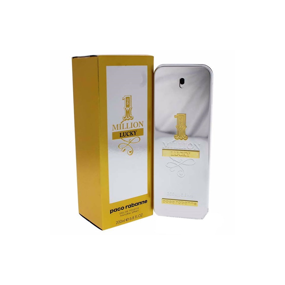 Paco Rabanne 1 One Million Lucky EDT 6.8 oz / 200 ml For Men *Not Sealed*