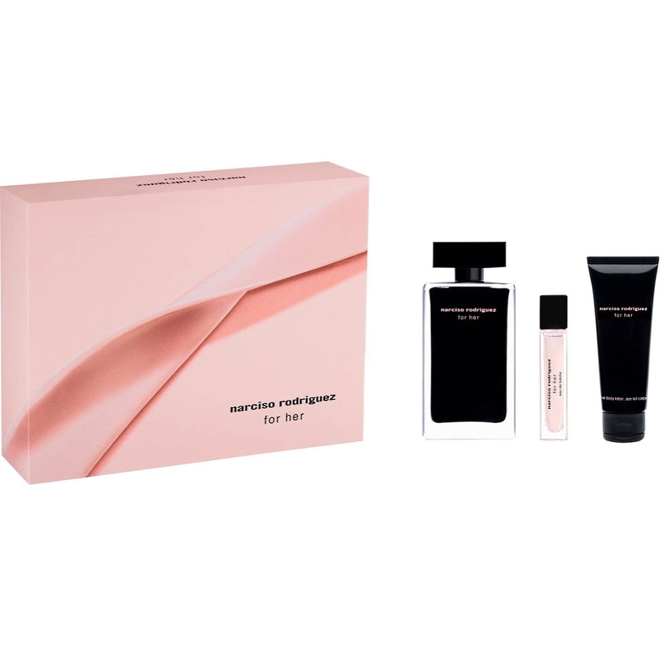 Narciso Rodriguez For Her Eau de Toilette 3 PCS Gift Set