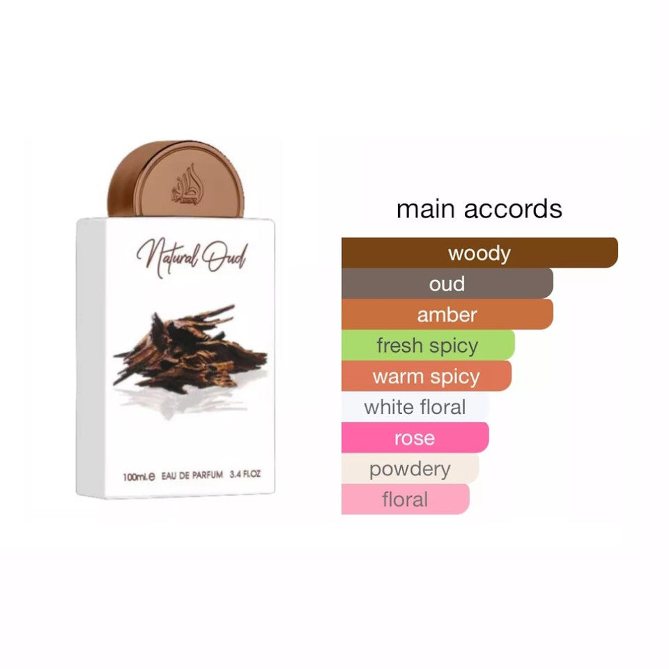 Lattafa Pride Natural Oud EDP 3.4 oz / 100 ml Spray