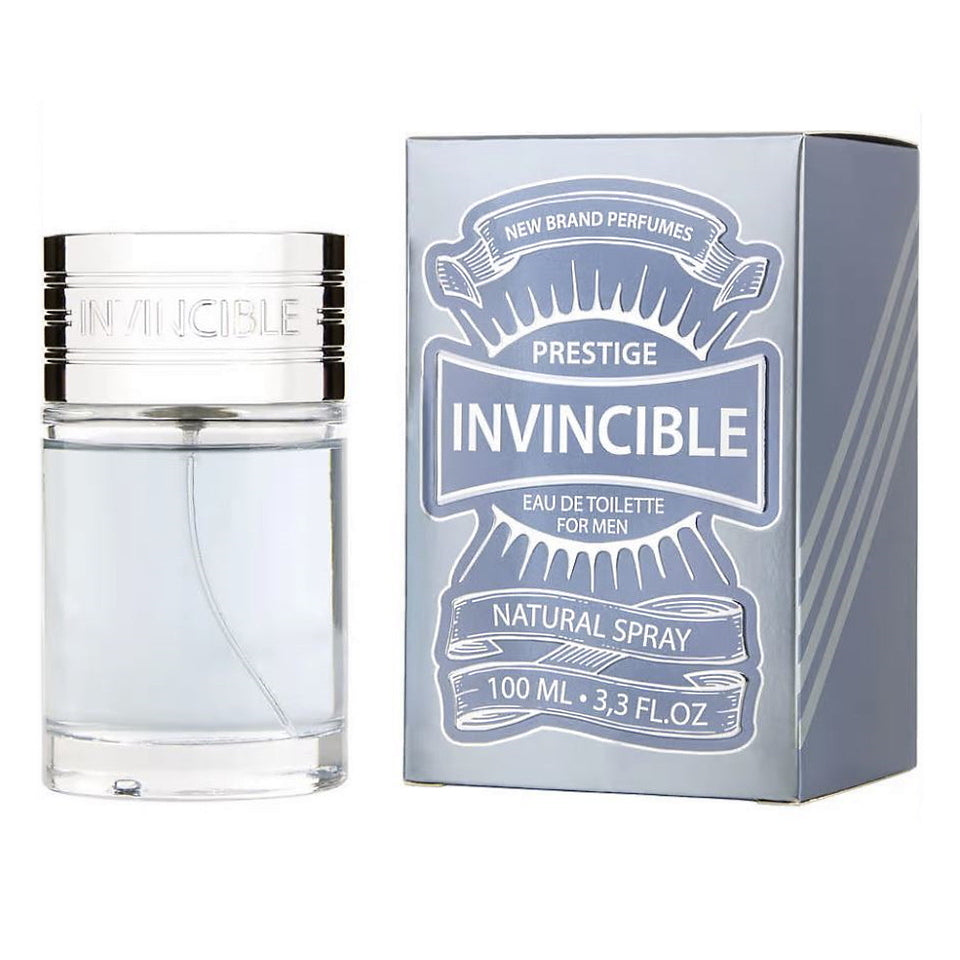 New Brand Invincible 3.3 oz / 100 ml Eau de Toilette Spray For Men