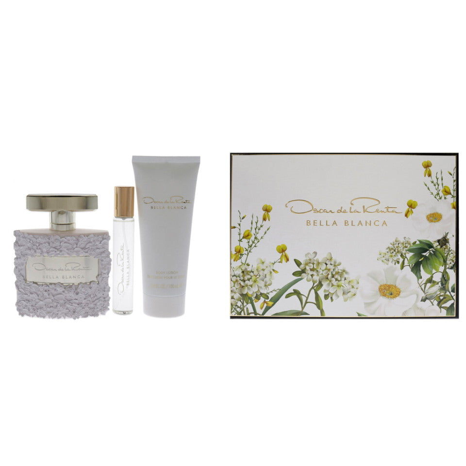 Oscar de la Renta Bella Blanca Eau de Parfum 3PCS Gift Set