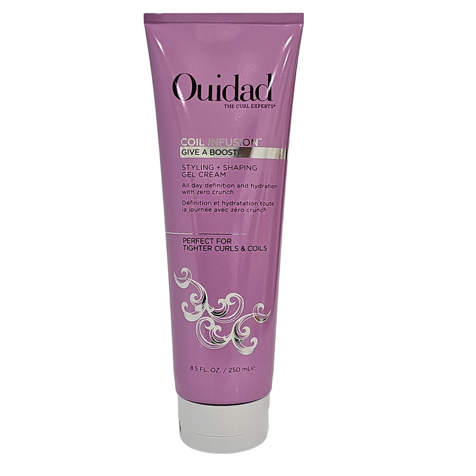 Ouidad Coil Infusion Give A Boost Styling + Shaping Gel Cream 8.5 oz / 250 ml