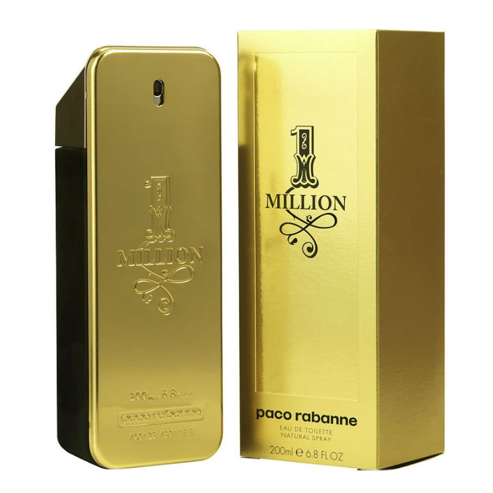 Paco Rabanne One Million Eau De Toilette 6.7 oz / 200 ml For Men Damaged Box
