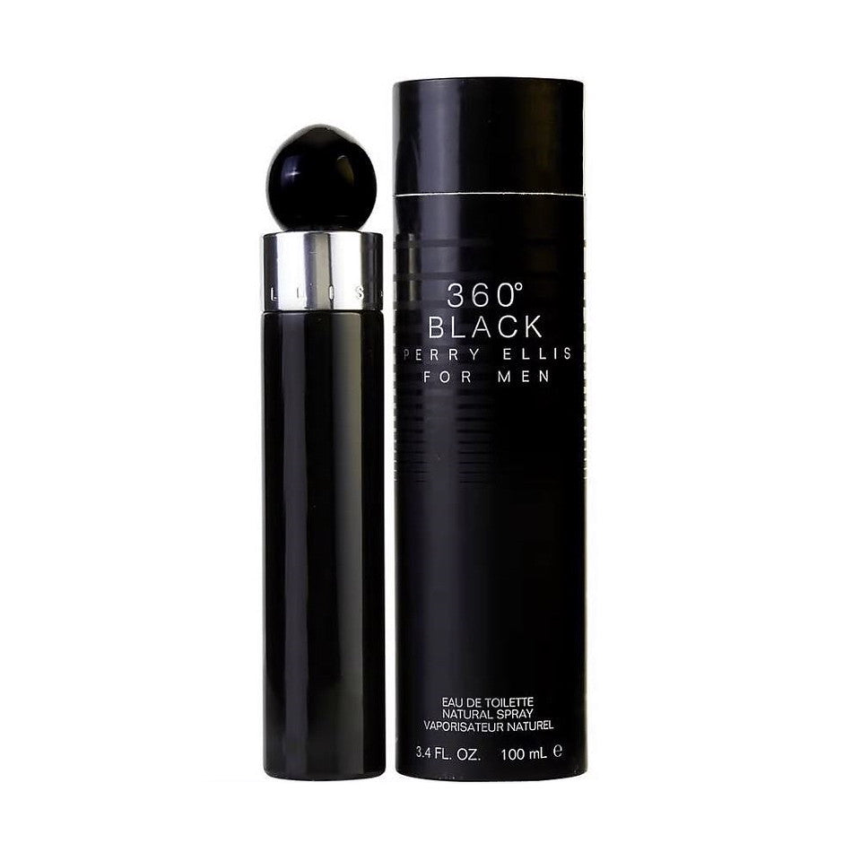 Perry Ellis 360 Black Eau De Toilette 3.4 oz / 100 ml Spray For Men